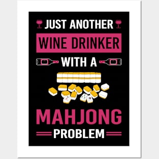 Wine Drinker Mahjong Majong Mah Jong Mah Jongg Posters and Art